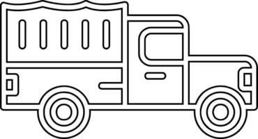 Military Truck Vector Icon