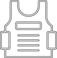 Bulletproof Vest Vector Icon