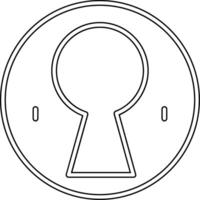 Keyhole Vector Icon