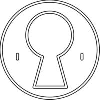 Keyhole Vector Icon