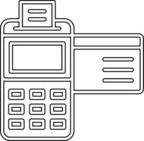 Credit Card Machine Vector Icon