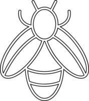 icono de vector de abeja