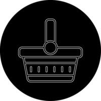 Picnic Basket Vector Icon