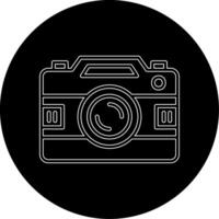 icono de vector de cámara de fotos