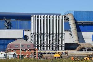 Big plant for processing scrap metal photo