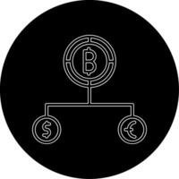 Divide Currency Vector Icon