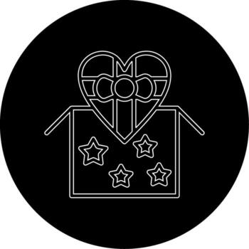 Heart Box Vector Icon