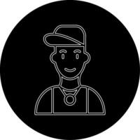 Hip Hop Man Vector Icon