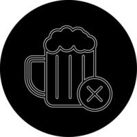 No Alcohol Vector Icon