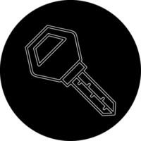 Car Key Vector Icon