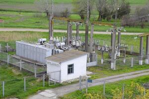 Electrical substation for power supply to an industrial facility photo