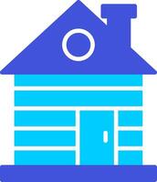 Wood Cabin Vector Icon