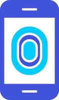 Unlocked Fingerprint Vector Icon