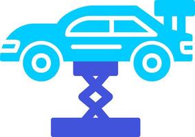 Car Lifting Vector Icon