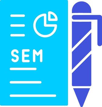 icono de vector de análisis de datos