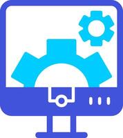 Computer Settings Vector Icon