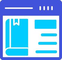 Online Book purchase Vector Icon