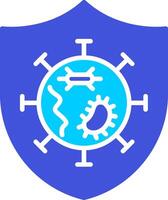 Germs Protected Vector Icon