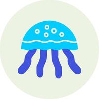 icono de vector de medusas