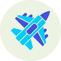 Jet Fighter Vector Icon