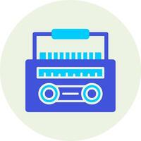 Radio Cassette Vector Icon