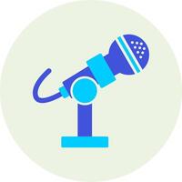 Microphone Stand Vector Icon