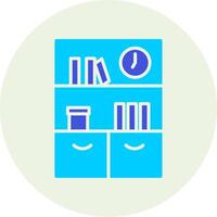 Bookshelf Vector Icon