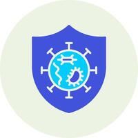 Germs Protected Vector Icon