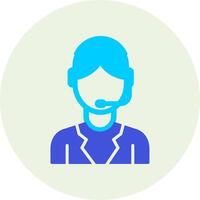 Customer Service Agent Vector Icon
