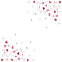 Happy Valentine's Day abstract greeting poster design vector