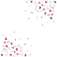 Happy Valentine's Day abstract greeting poster design vector