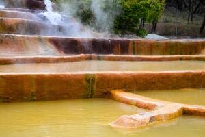 Hot spring mineral medicinal water photo