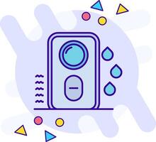 Humidifier freestyle Icon vector