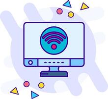 Wifi freestyle Icon vector