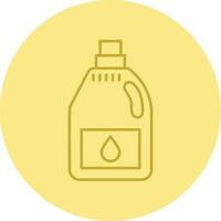 Detergent Line Circle Multicolor Icon vector