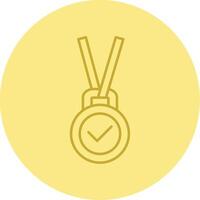 Achievement Line Circle Multicolor Icon vector