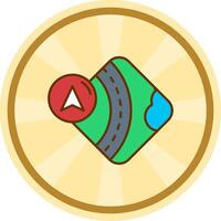 Arrow Comic circle Icon vector