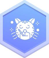 Sick Polygon Icon vector