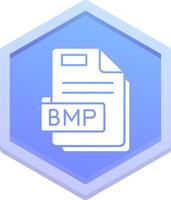 Bmp Polygon Icon vector