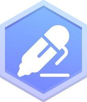 Pen 2 Polygon Icon vector