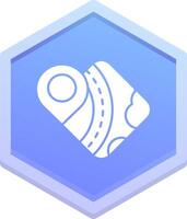 Location Polygon Icon vector