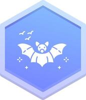 Bat Polygon Icon vector