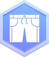 Shorts Polygon Icon vector