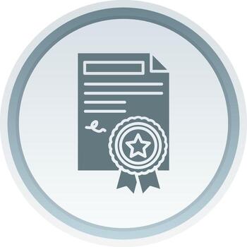 Agreement Solid button Icon vector