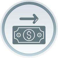 Payment Solid button Icon vector