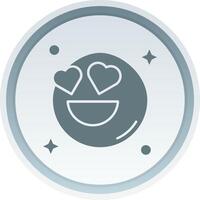 In love Solid button Icon vector