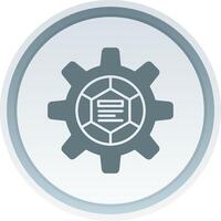 Infographic elements Solid button Icon vector