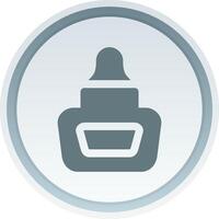 Liquid glue Solid button Icon vector