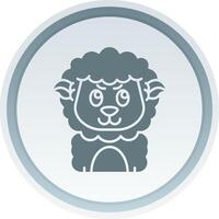 Envy Solid button Icon vector