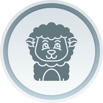 FALSE Solid button Icon vector
